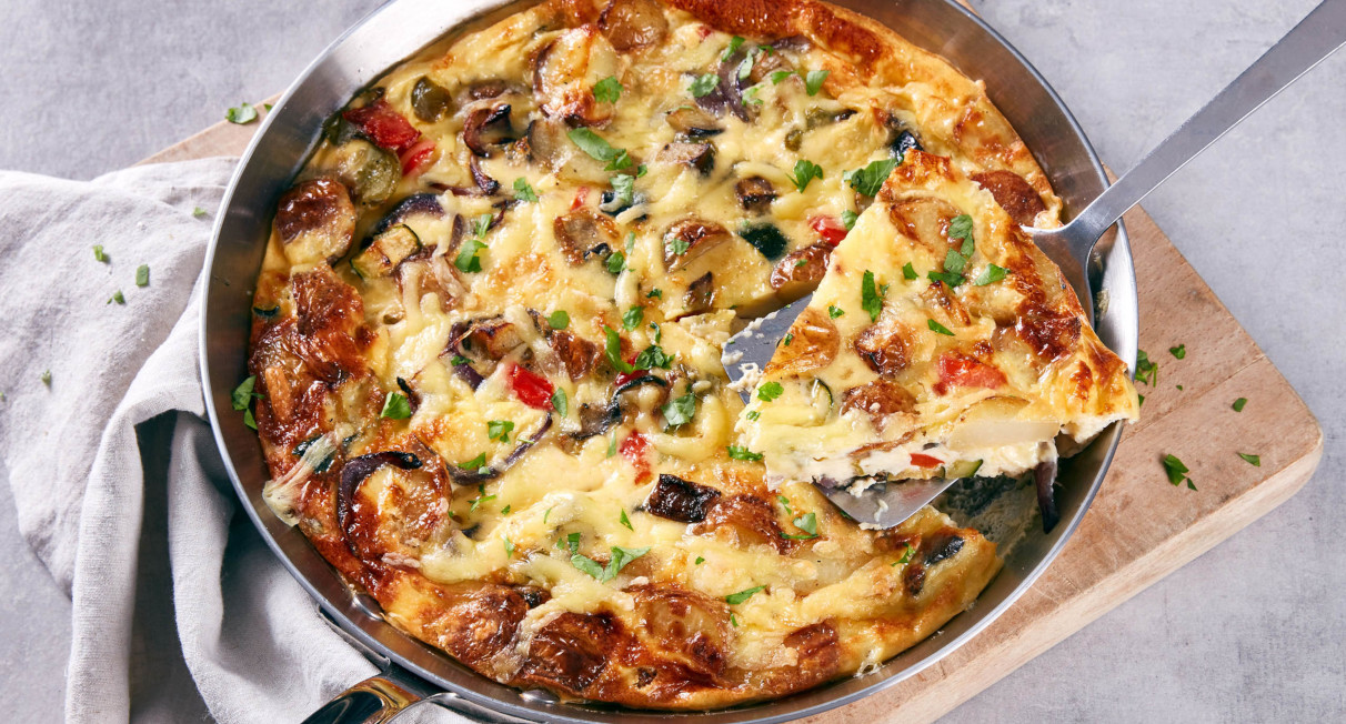 Roasted Vegetable Frittata